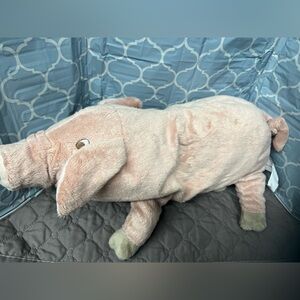 IKEA KNORRIG Plush Pig Toy in Light Pink